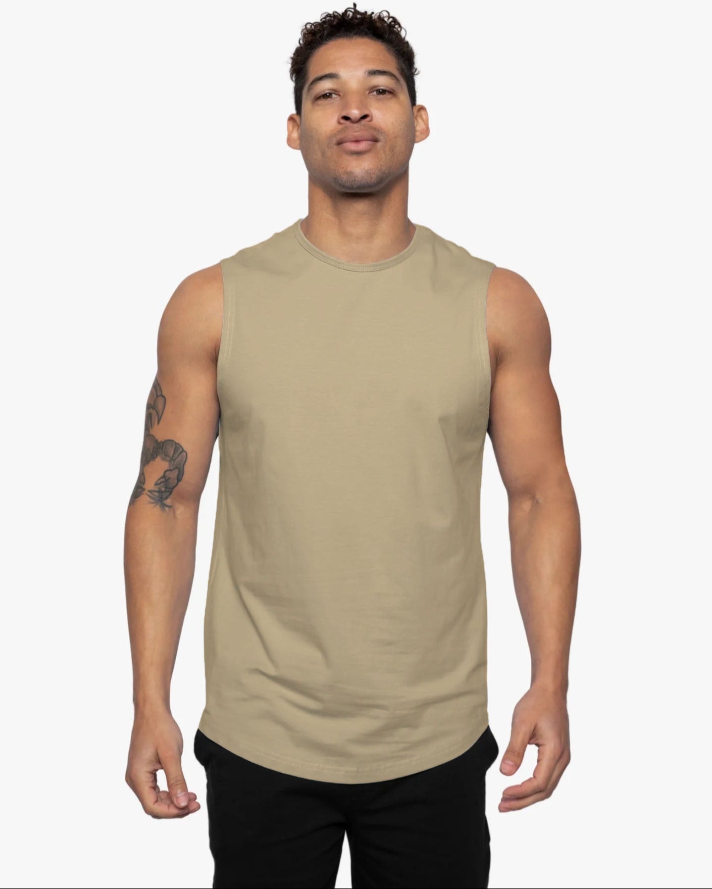 Sleeveless Curve Crew-bridge