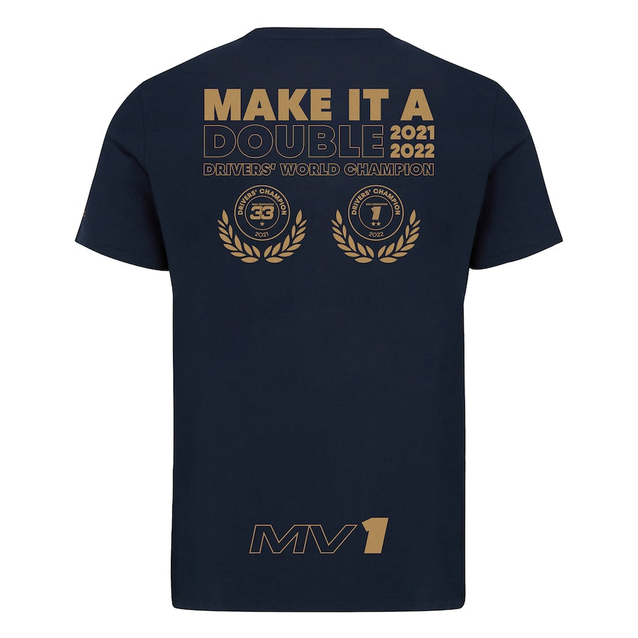 Oracle Red Bull Racing 2022 Max Verstappen World Champion T-Shirt