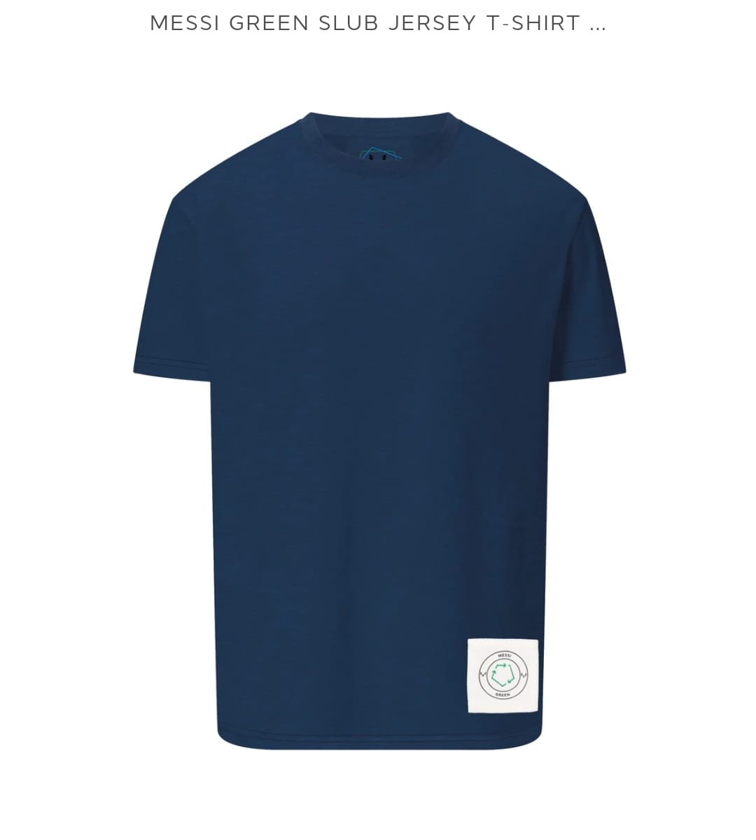 MESSI GREEN SLUB JERSEY T-SHIRT