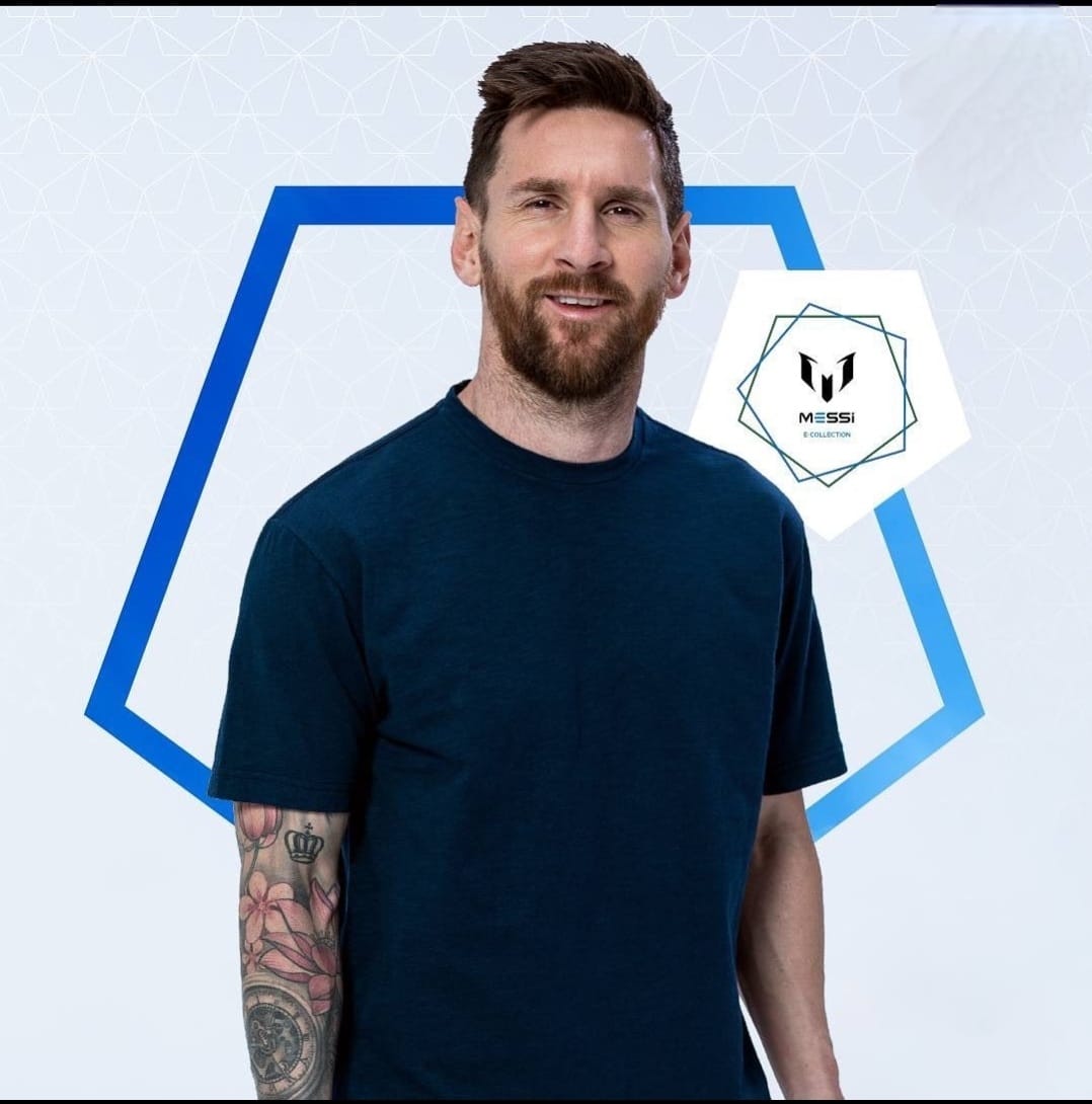 MESSI GREEN SLUB JERSEY T-SHIRT