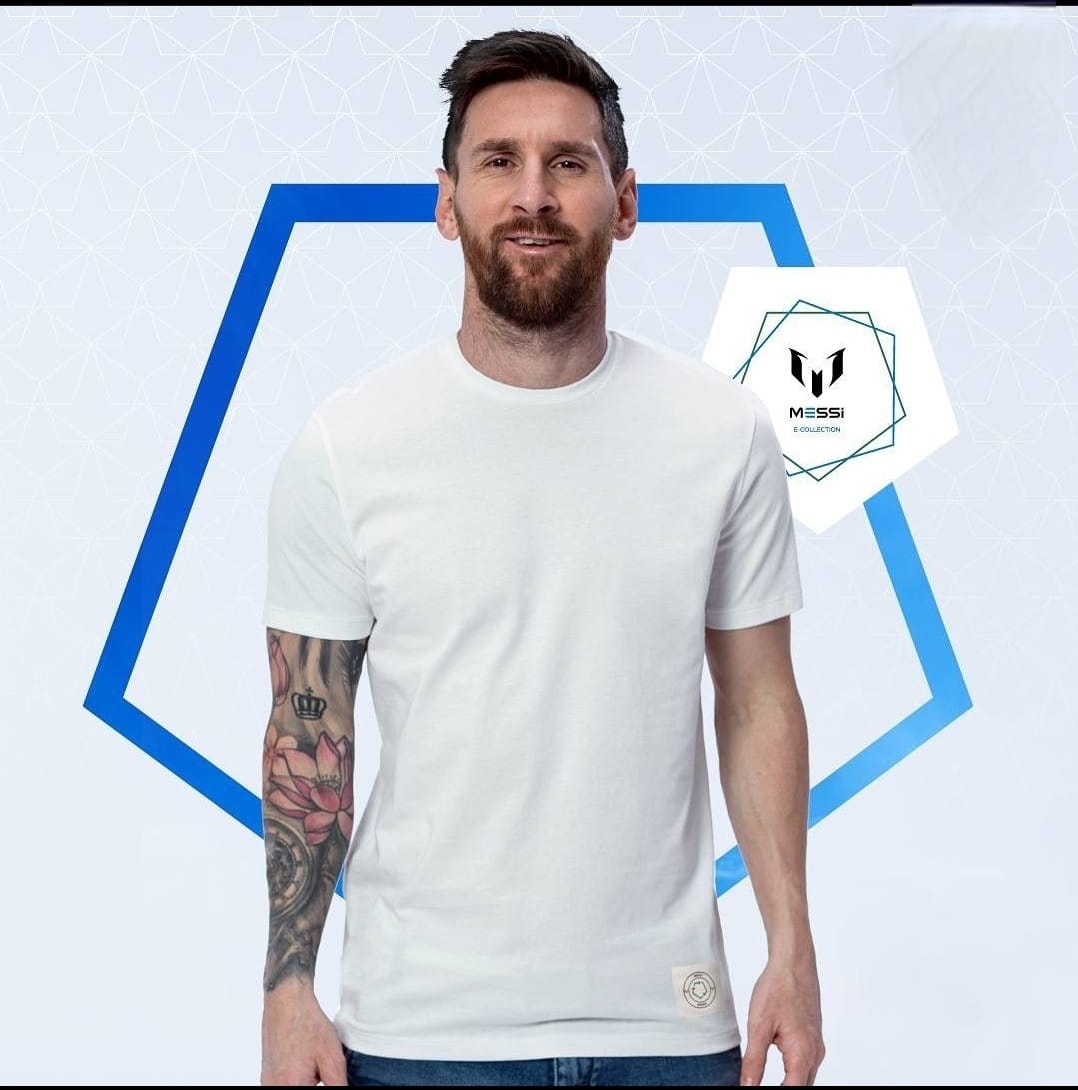 MESSI GREEN SLUB JERSEY T-SHIRT