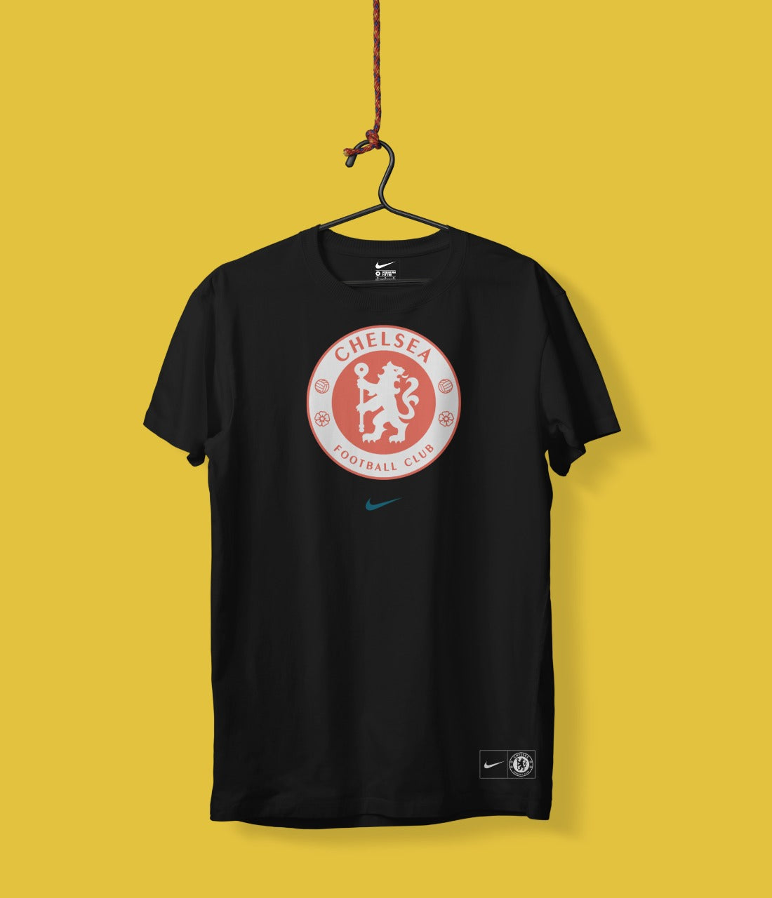 Chelsea Evergreen Crest T-Shirt - Black