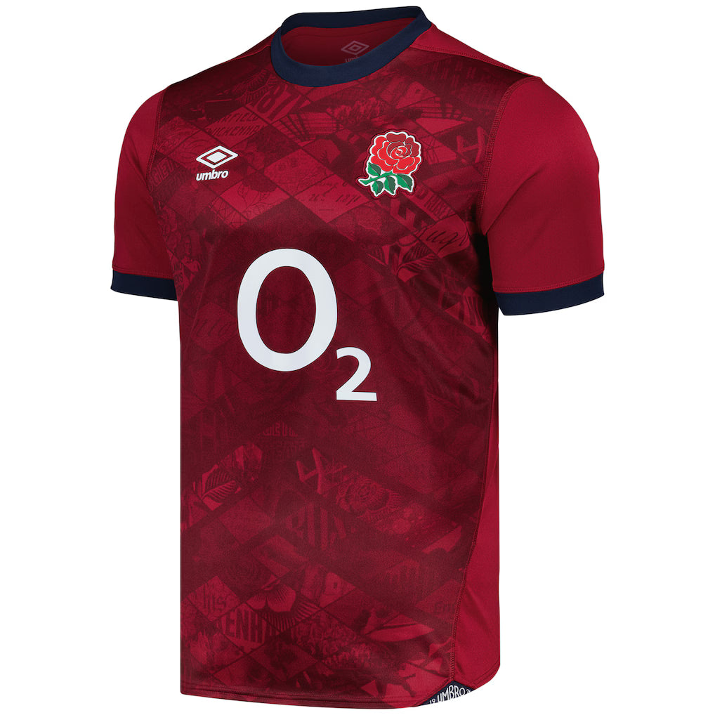 England Rugby Alternate Jersey 2024/25 - Red - Mens