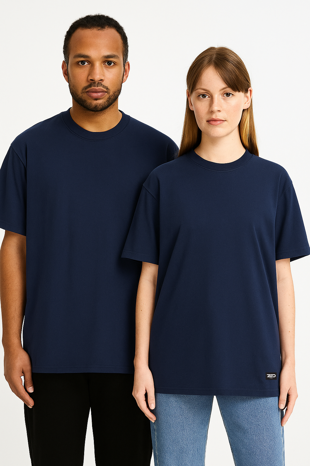 ZED SWAG OVERSIZE TEE- BLUE