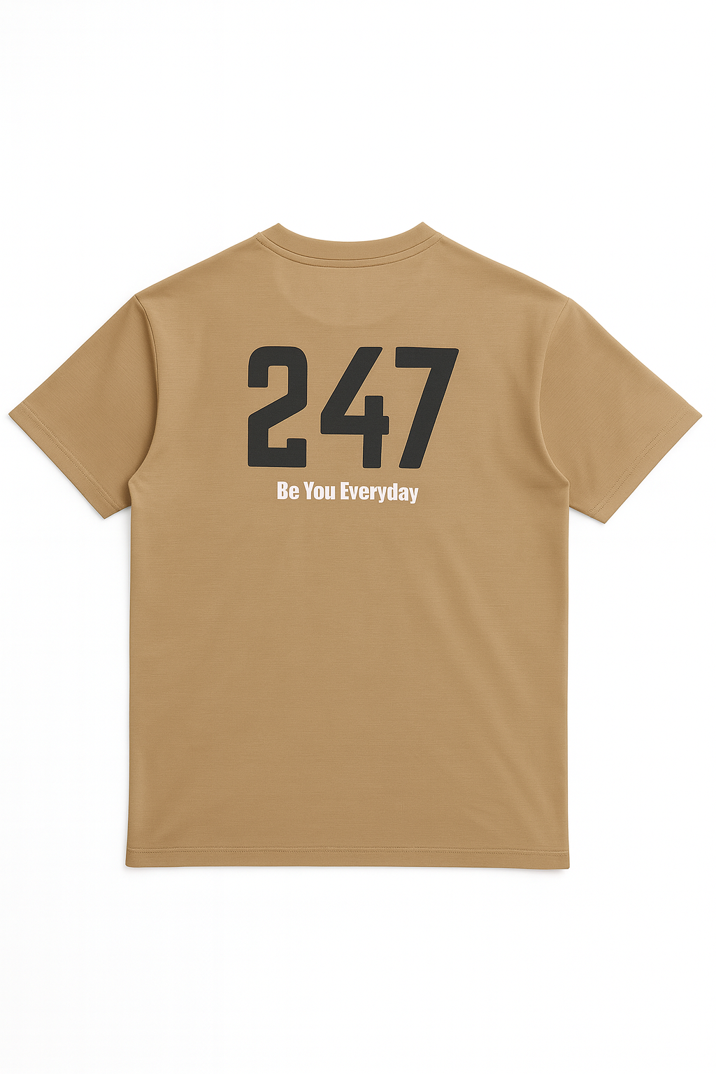 ZED 247 – Be You Everyday Oversized Tee-Caramel Brown