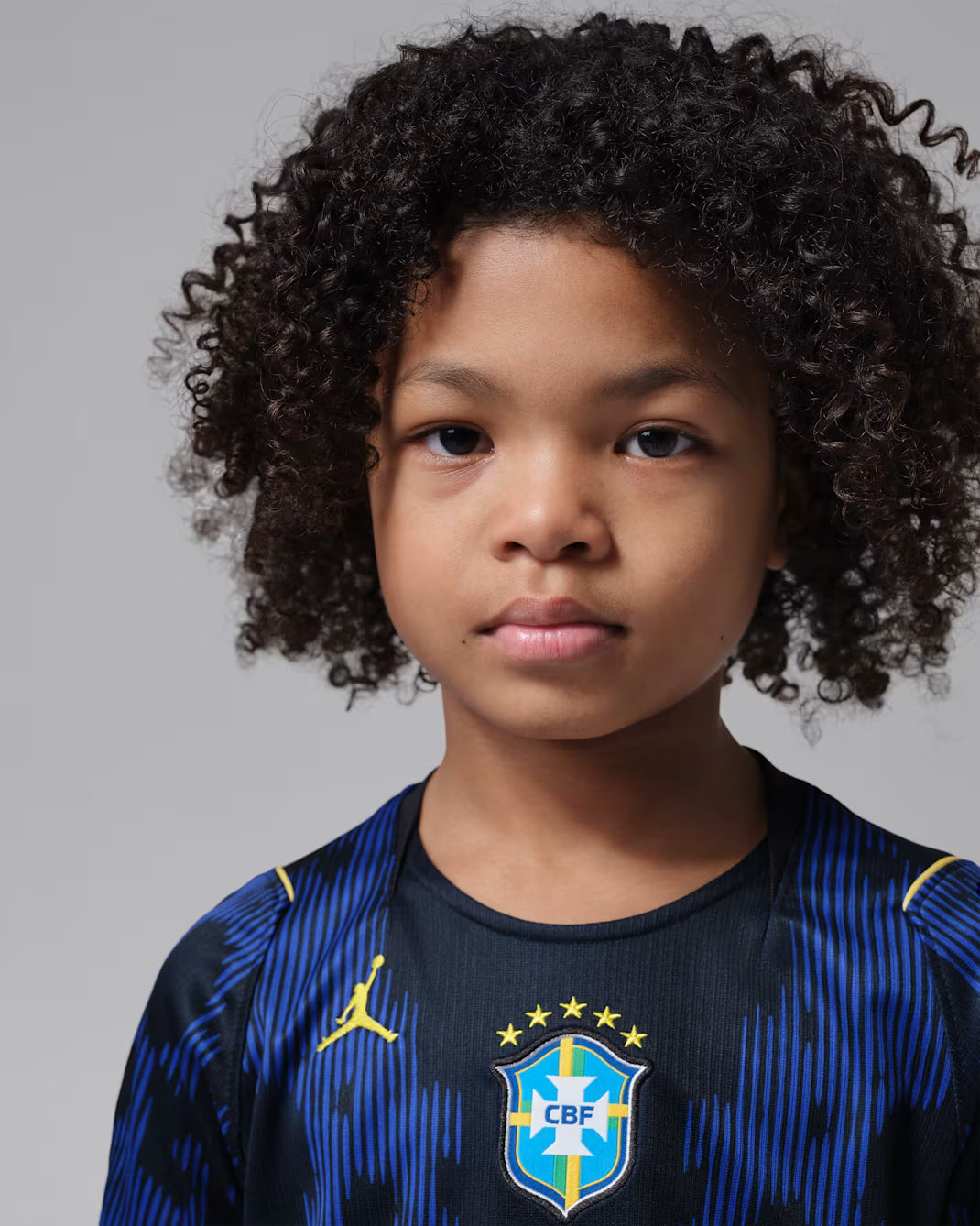Brazil Away Jersey Kids 2026 – Stadium Version