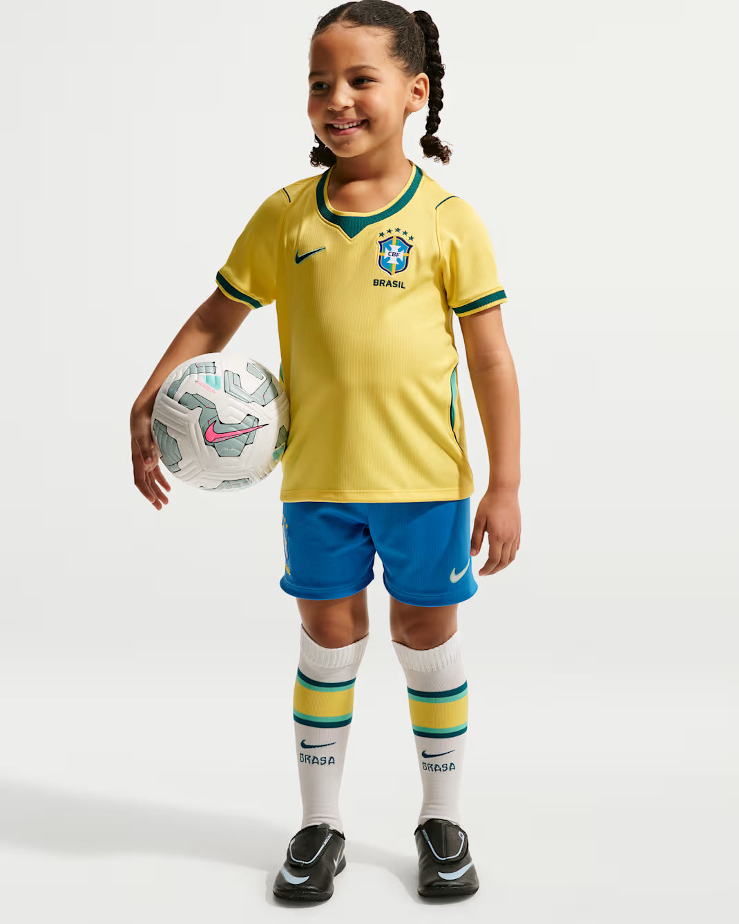 Brazil Home Jersey Kids 2026 – Stadium Version