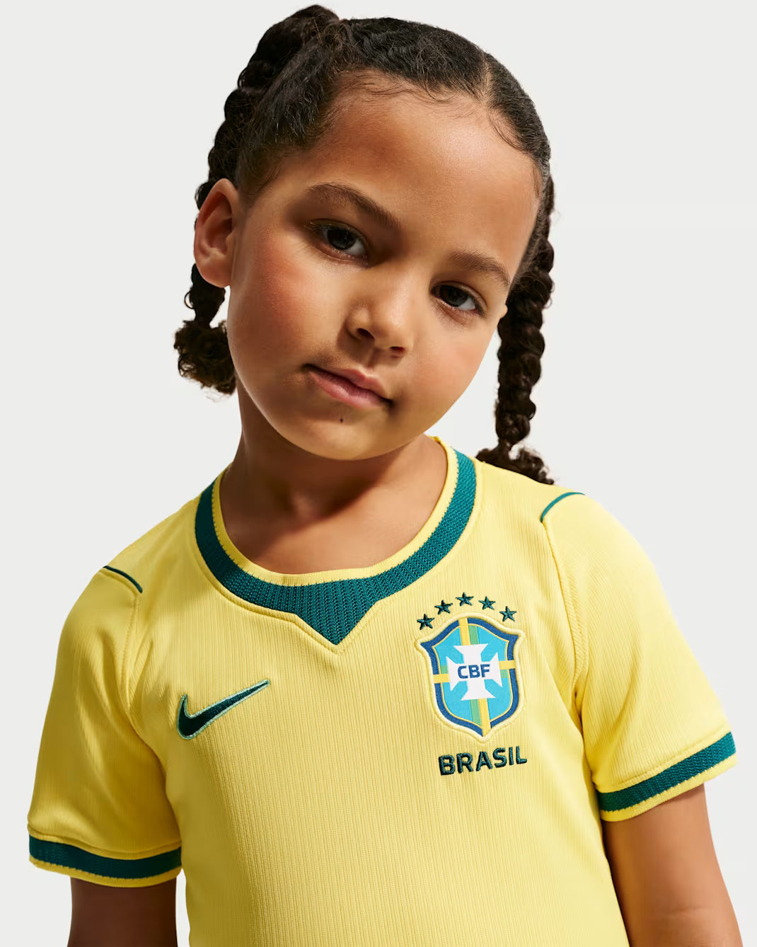 Brazil Home Jersey Kids 2026 – Stadium Version