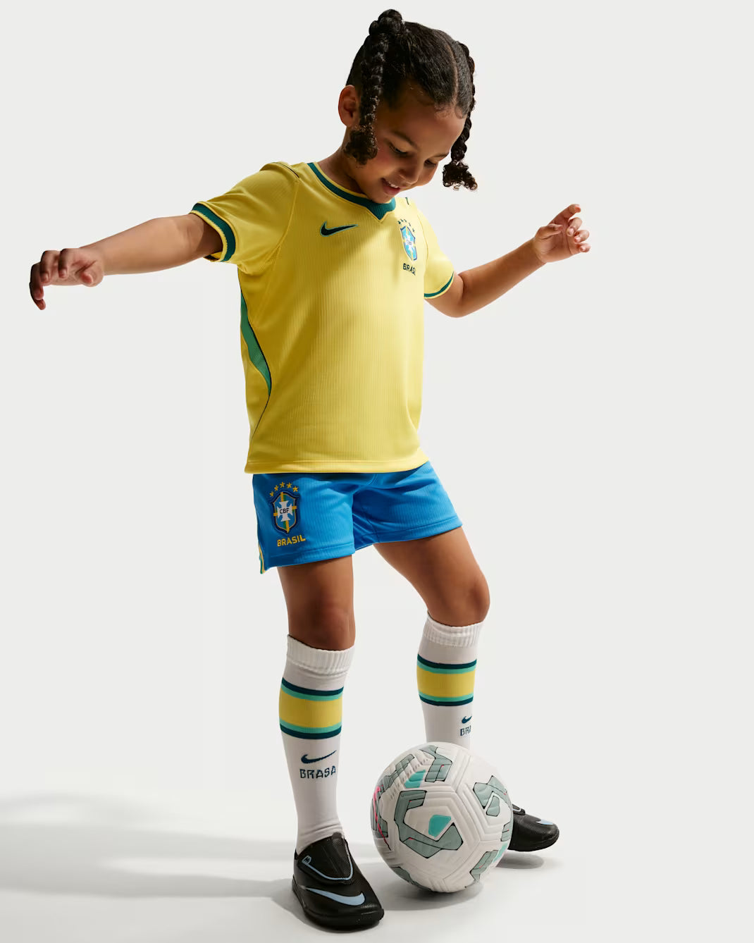 Brazil Home Jersey Kids 2026 – Stadium Version