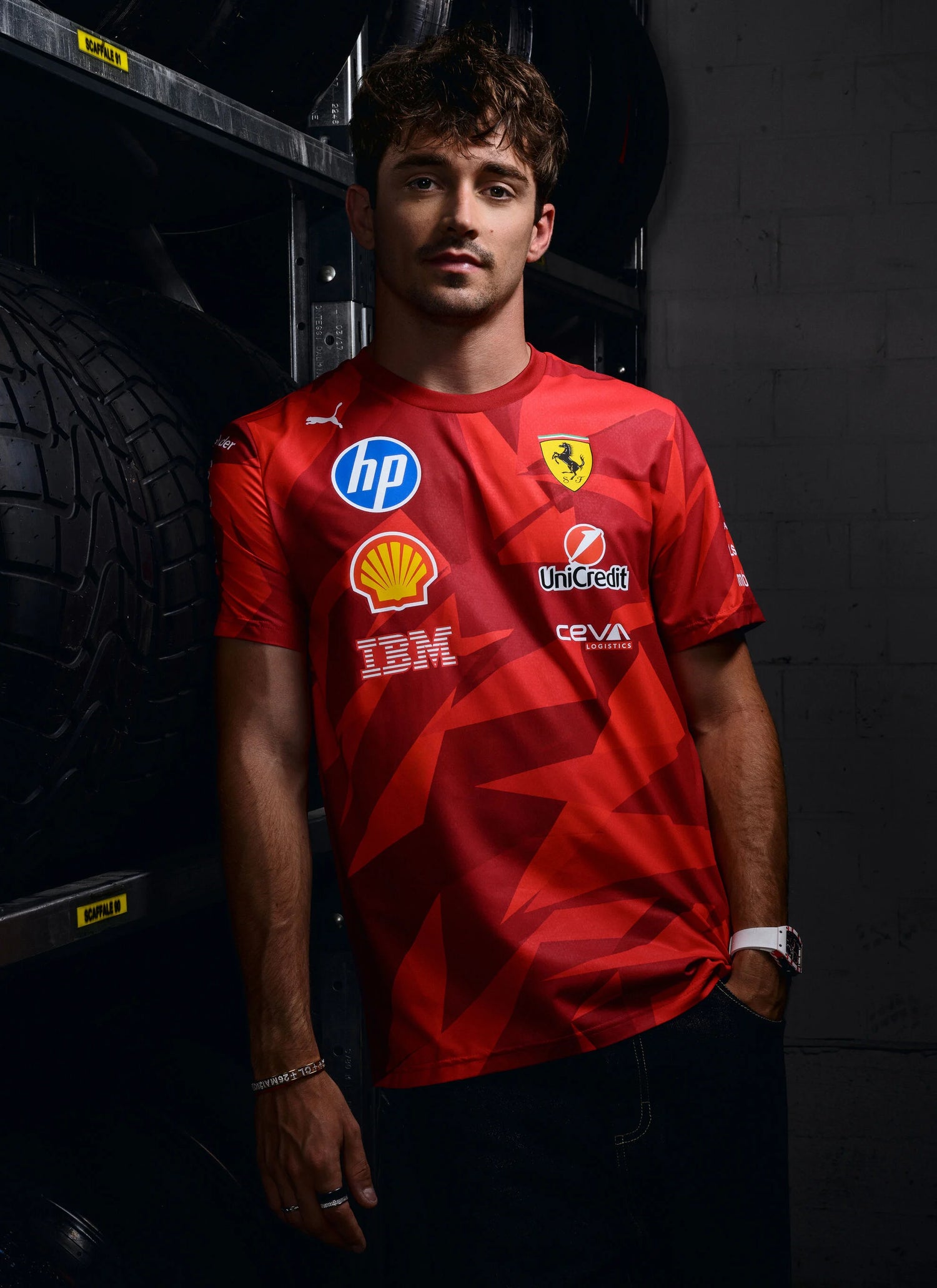 Puma T-shirt for Scuderia Ferrari HP Las Vegas Special Edition