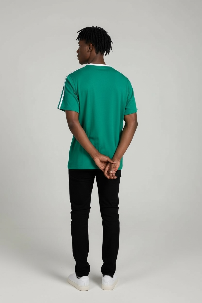 Zed Trio - Relax Fit Raglan Sleeve T-Shirt- GREEN
