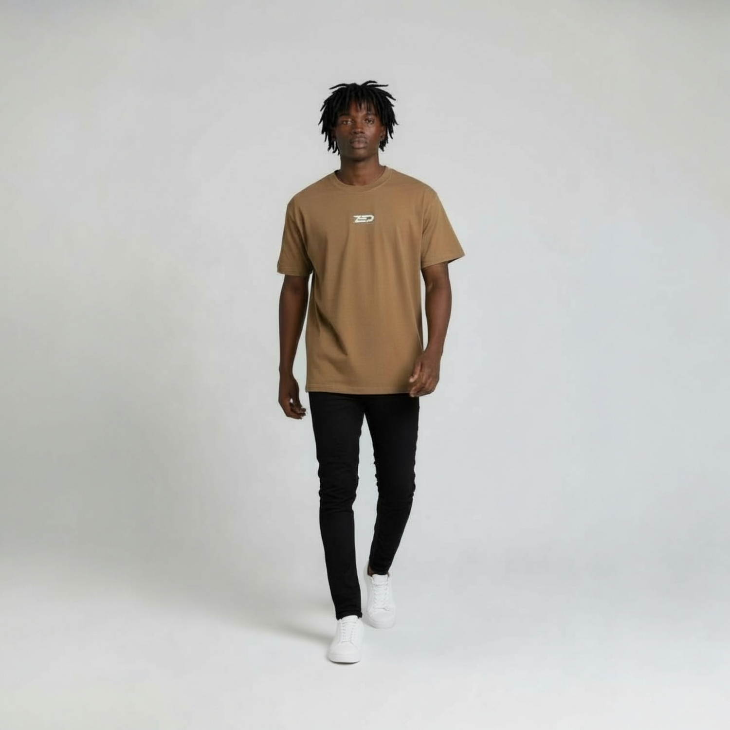 ZED 247 – Be You Everyday Oversized Tee-Caramel Brown