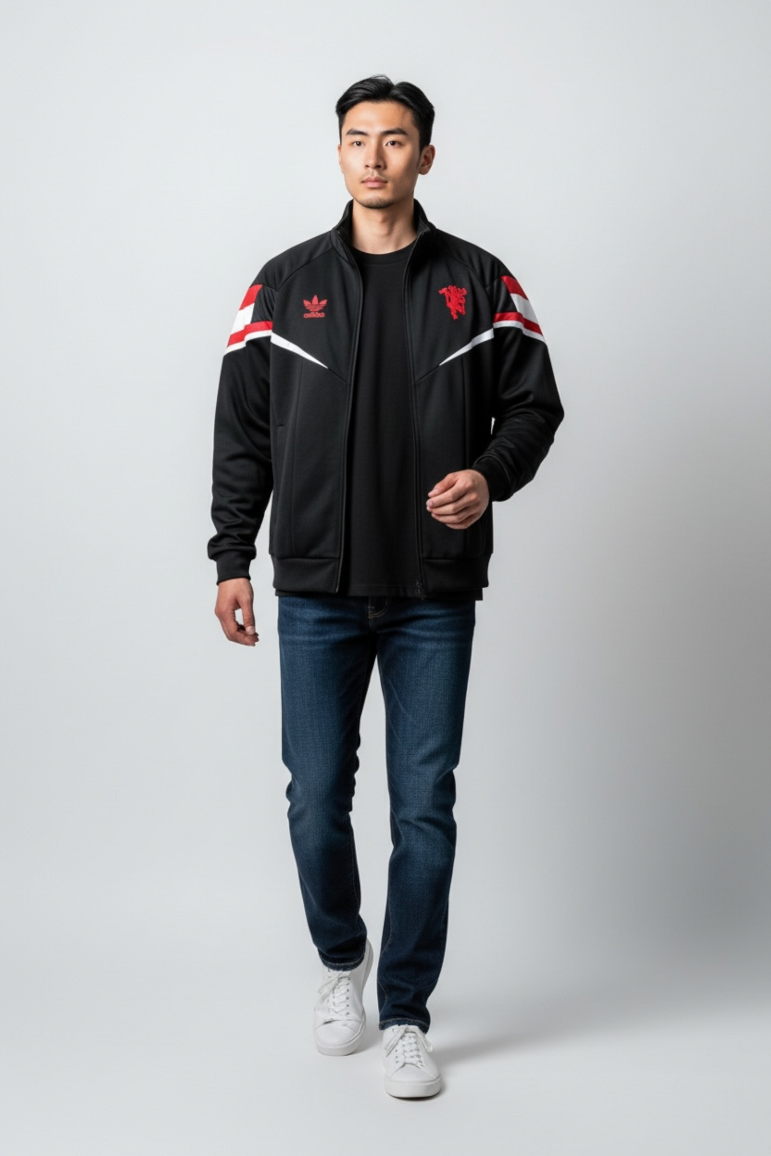 Man United 24-25 Black Tracksuit TOP