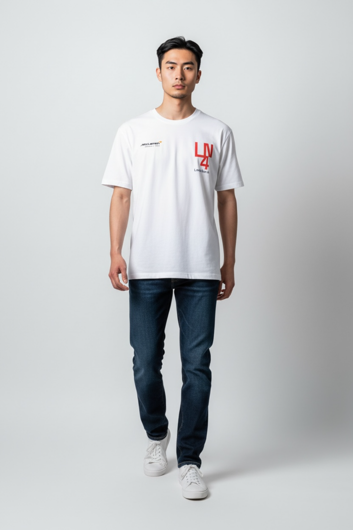 Unisex Lando Norris Silverstone T-Shirt - White