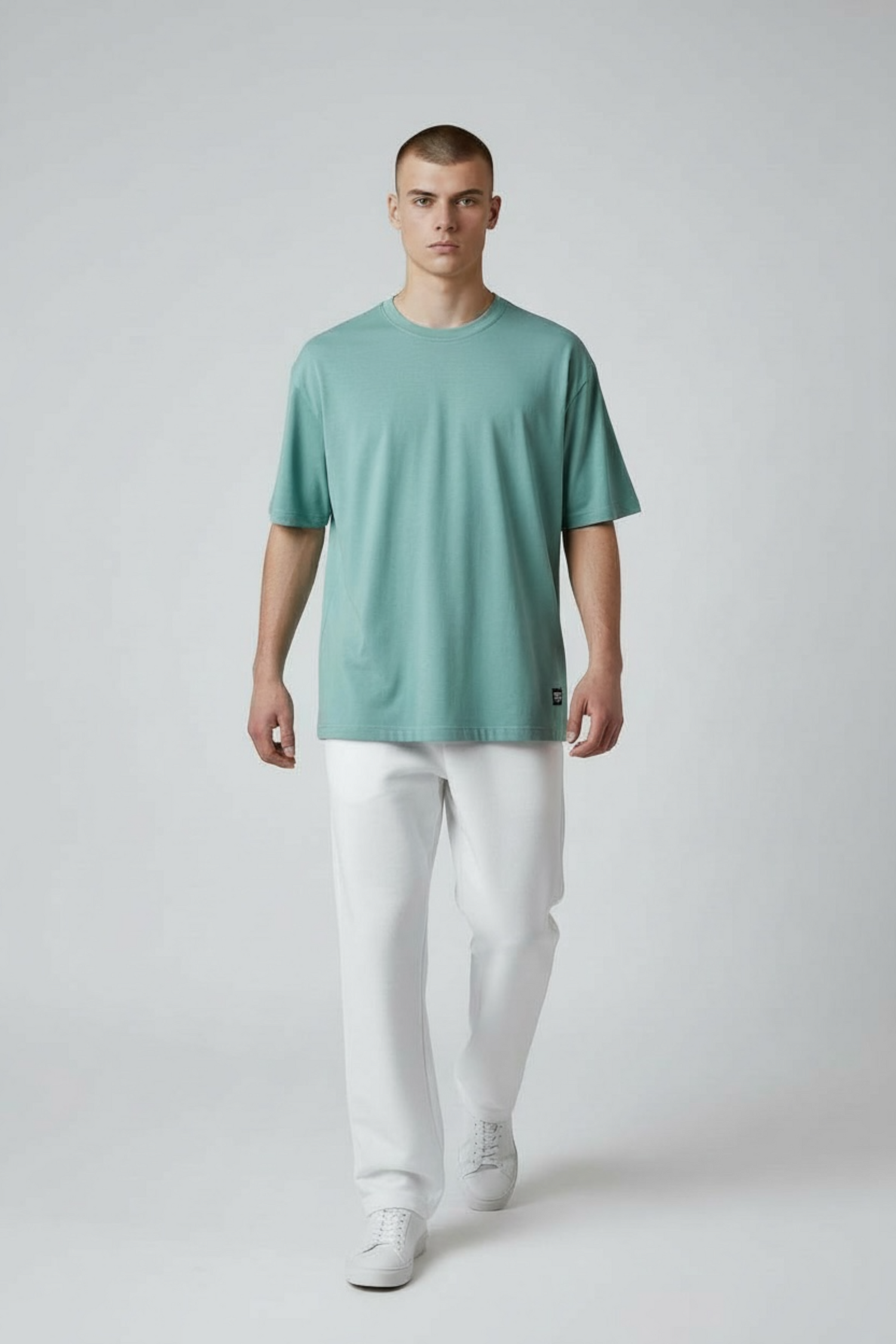 ZED SWAG OVERSIZE TEE - Sage Green