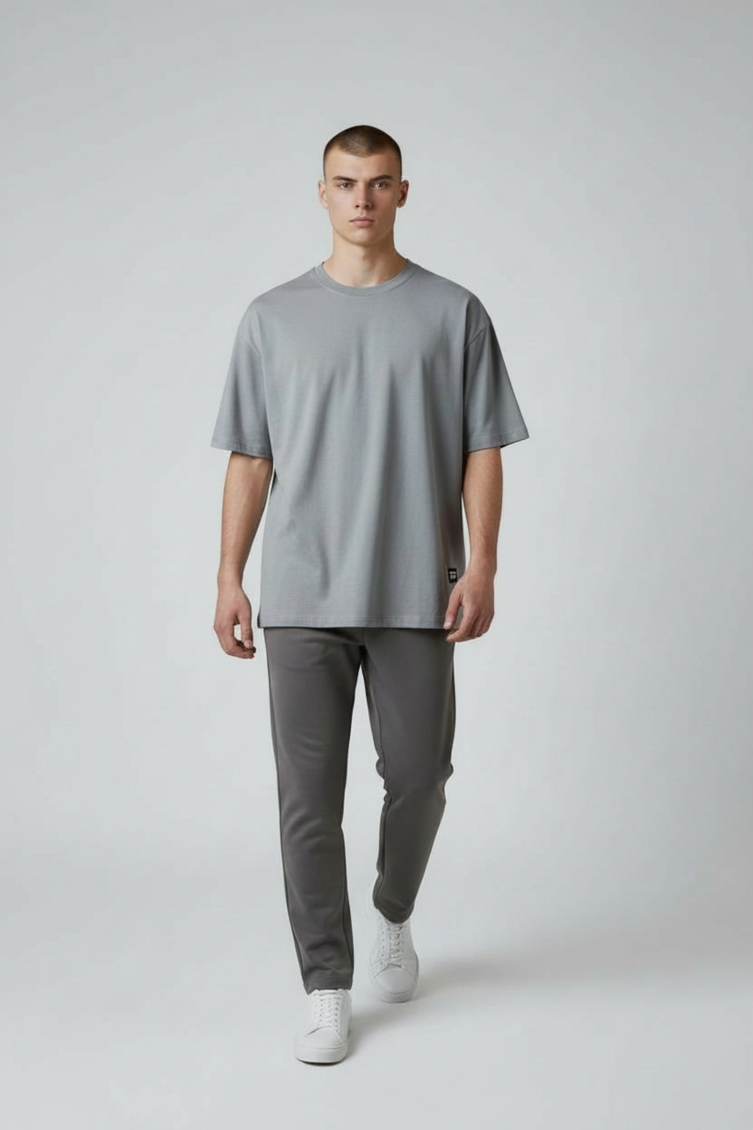 ZED SWAG OVERSIZE TEE-ASH