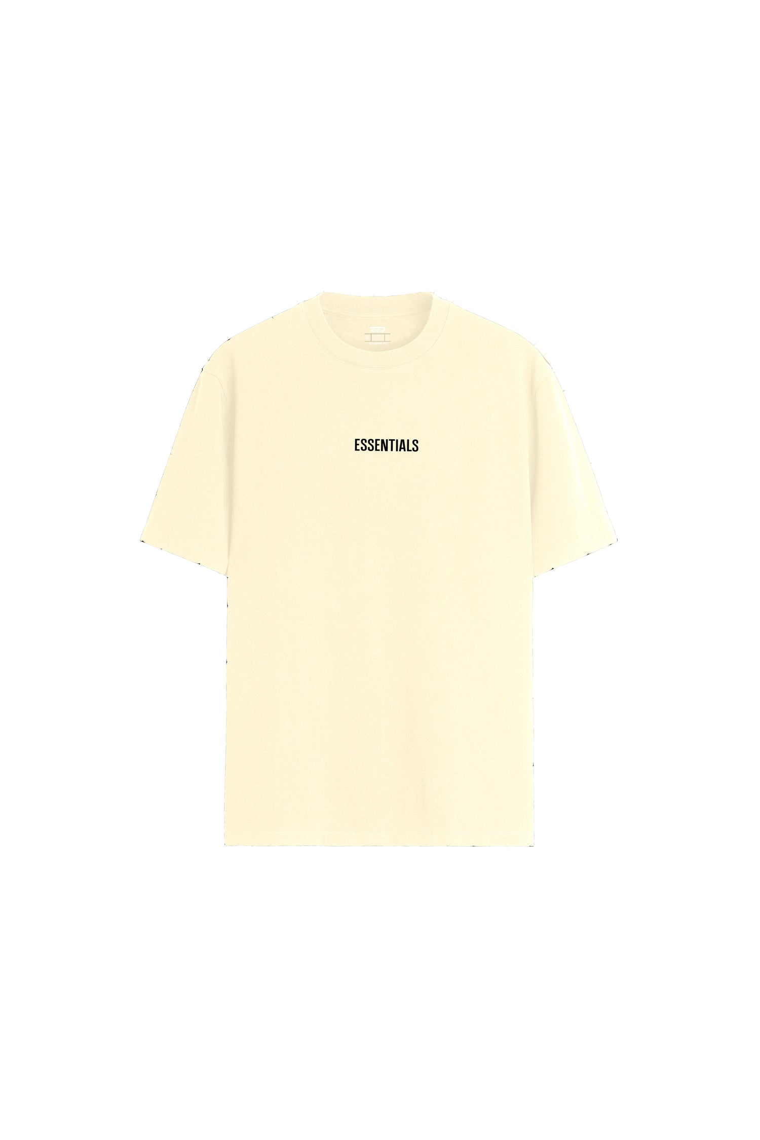 ZED Signature ESSENTIALS Drop Shoulder Tee-CREEMY BEIGE