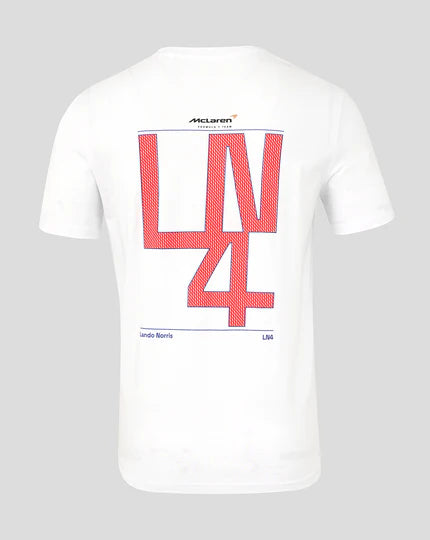 Unisex Lando Norris Silverstone T-Shirt - White