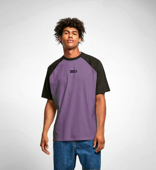 Zed Everyday Raglan Tees Black/purple