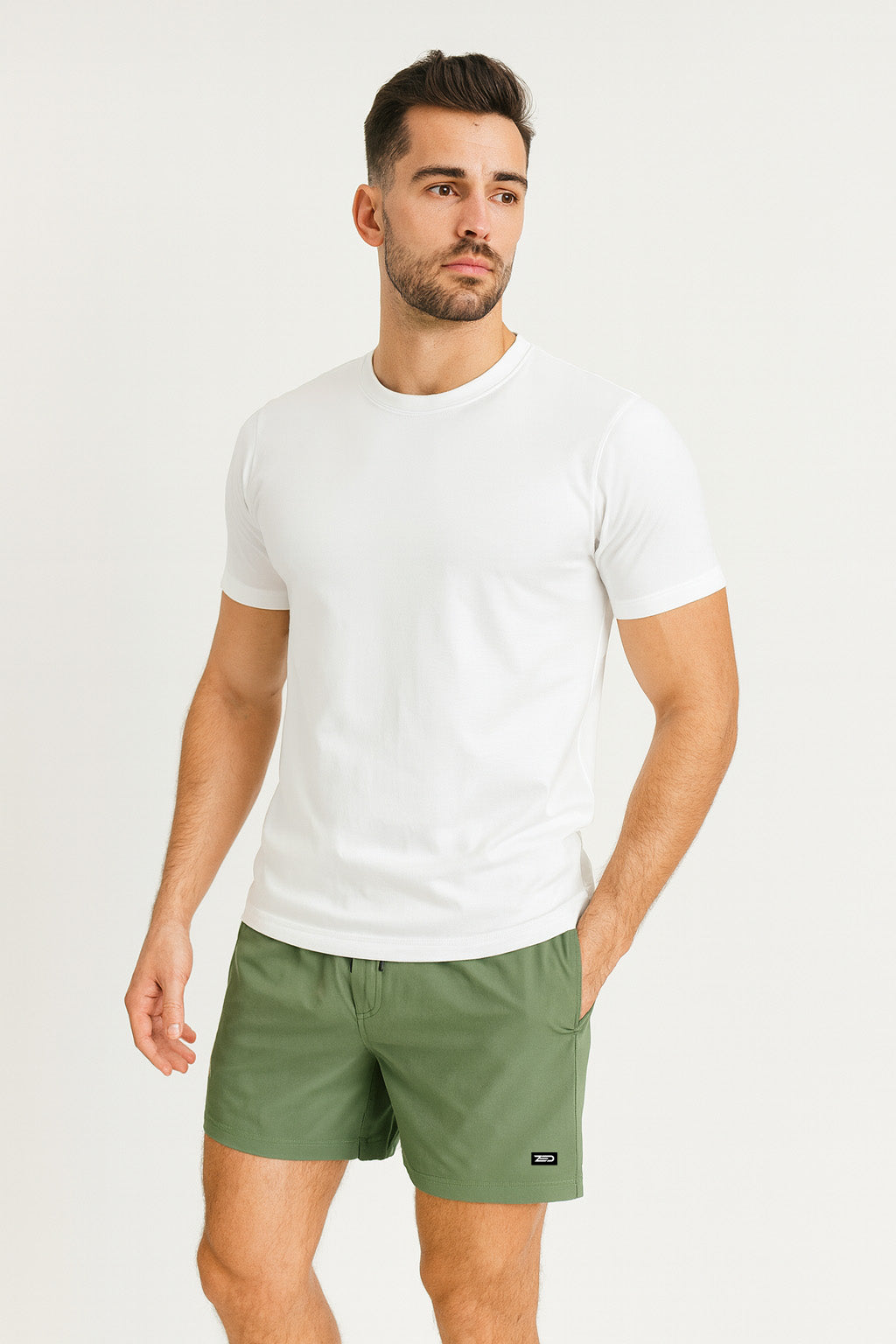 ZED FLEX SHORTS-OLIVE GREEN