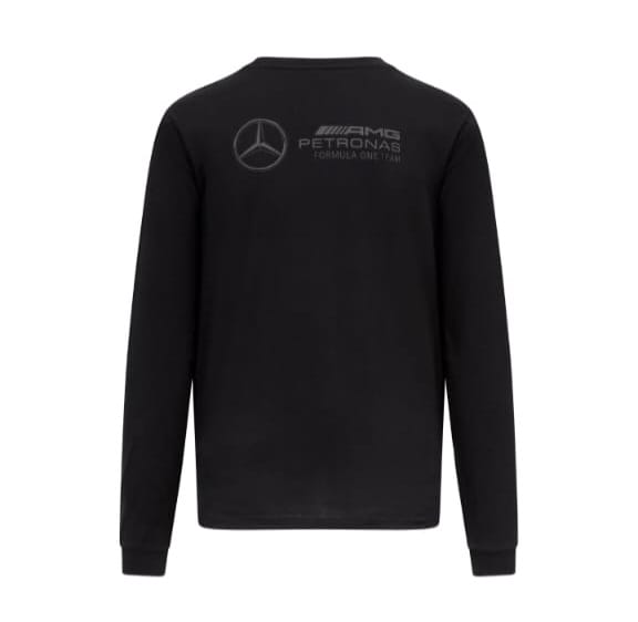Mercedes AMG Petronas F1 Long Sleeve T-Shirt - Black