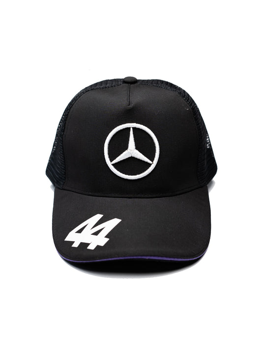 Lewis Hamilton 2024 Team Driver Trucker Cap black