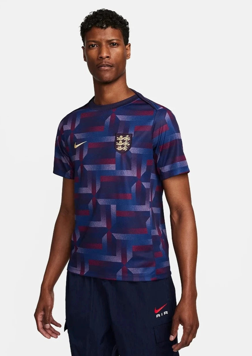 England Football Pre-Match Short-Sleeve Top