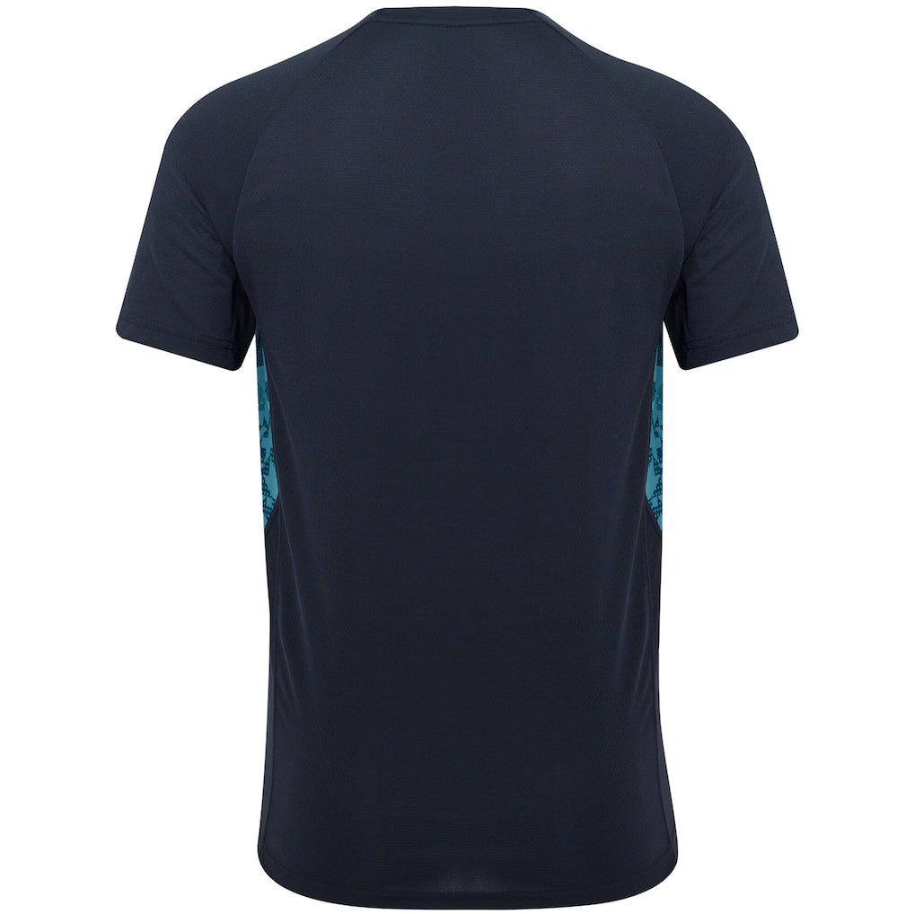 England Rugby Performance Short Sleeve T-Shirt - Navy - Mens
