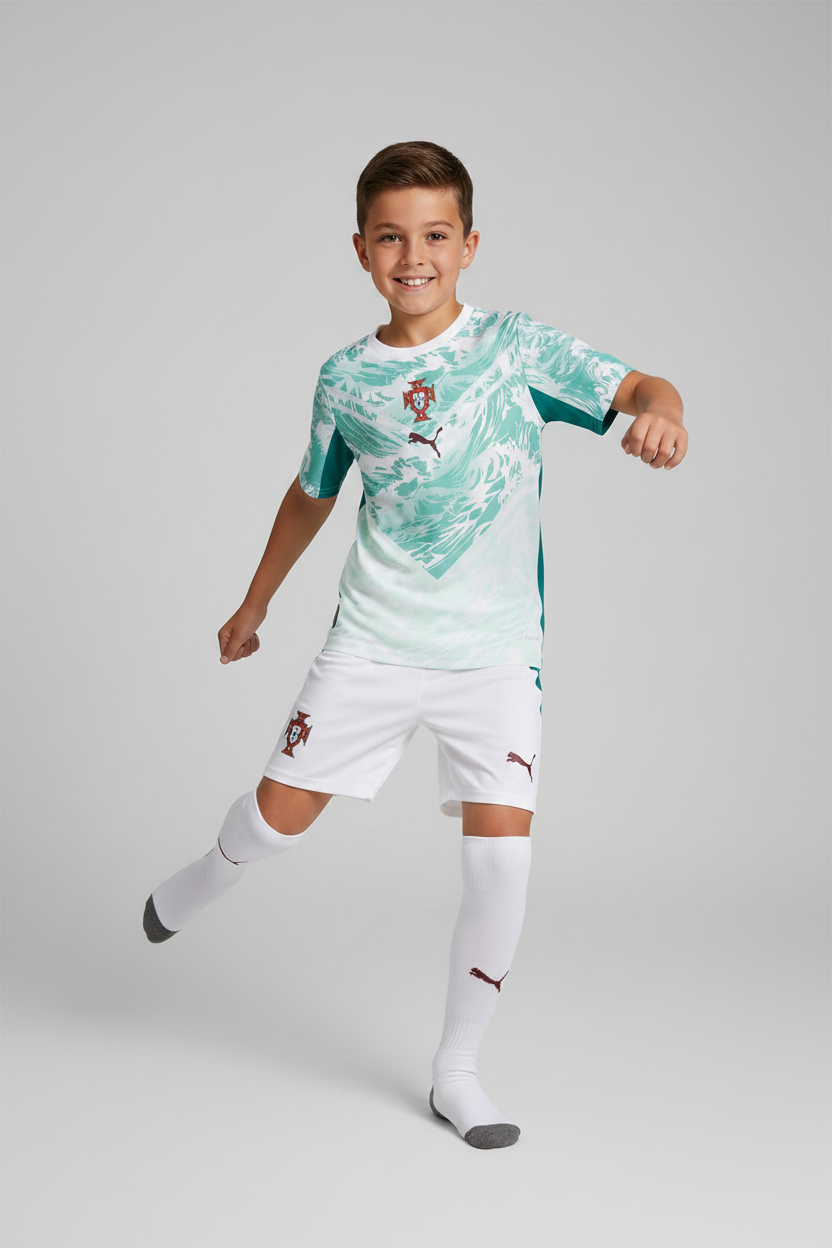 Portugal Away Jersey Kids 2026 – Stadium Version