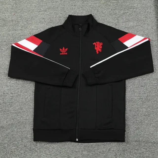 Man United 24-25 Black Tracksuit TOP