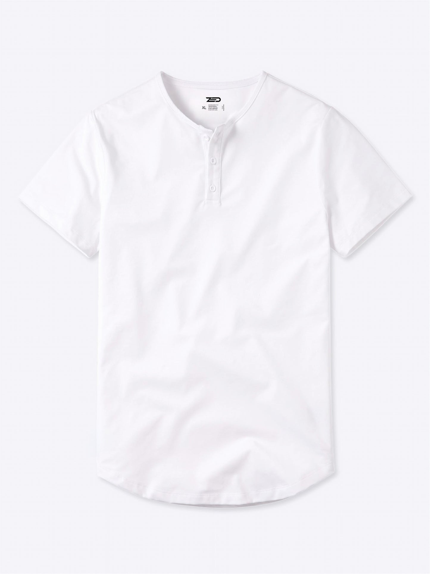 Zed Henley Curve-Hem -WHITE