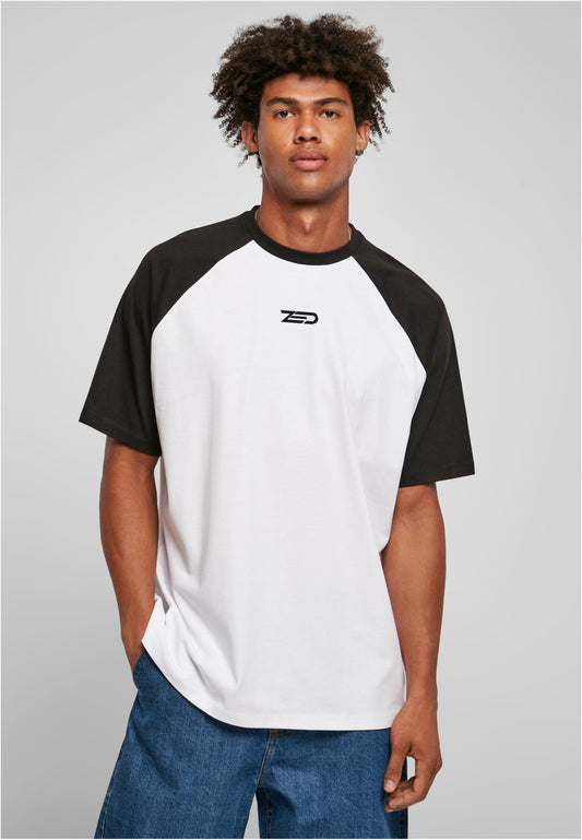 Zed Everyday Raglan Tees White/Black