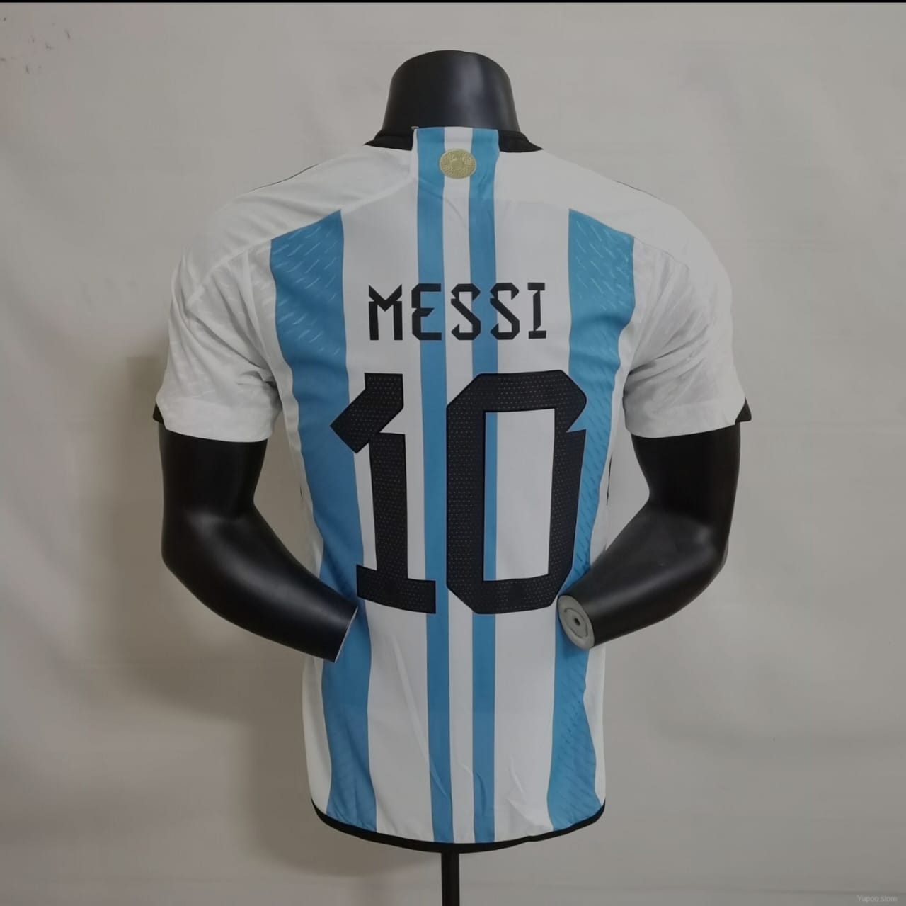 Argentina world cup winner Jersey with 3 star patches