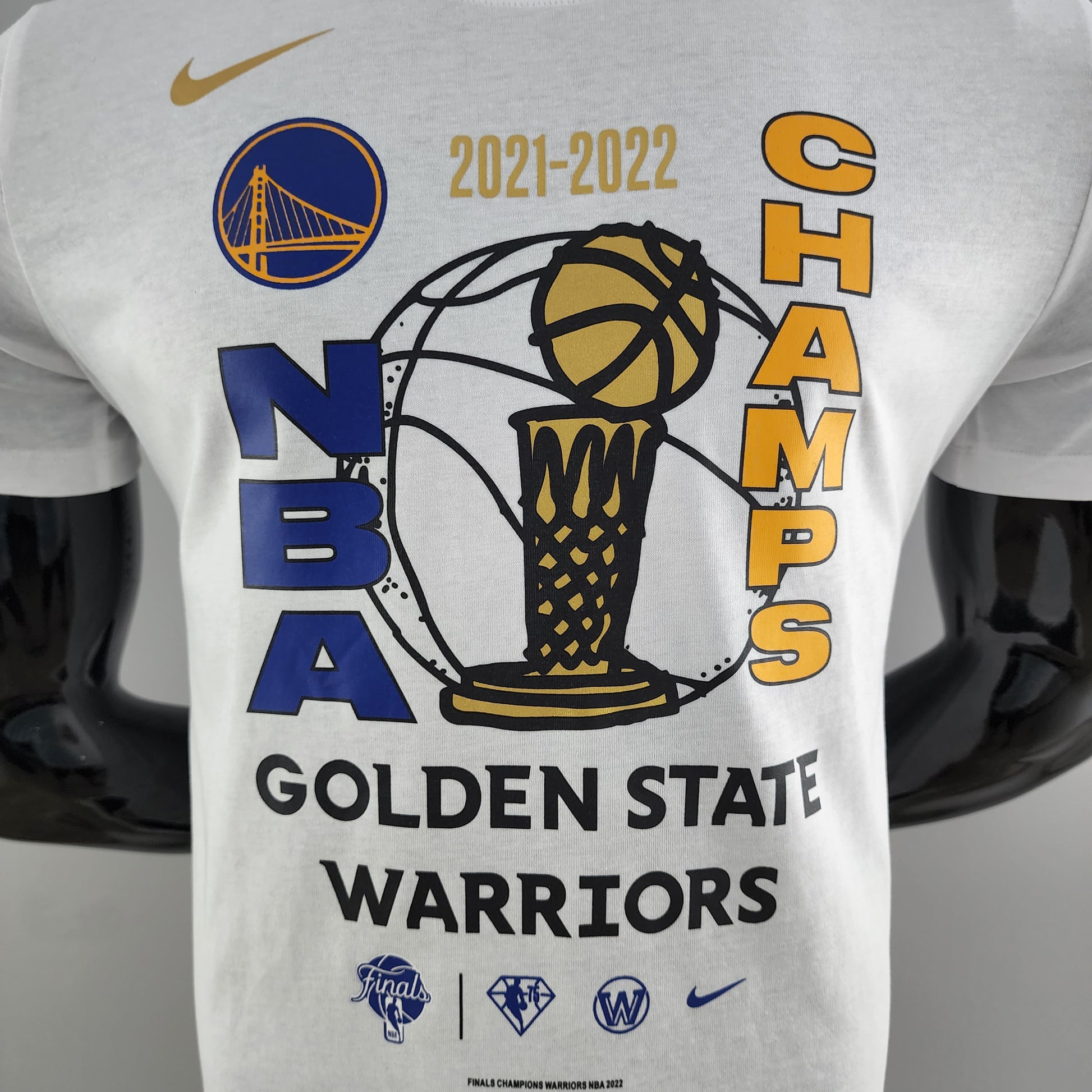Golden State Warriors Nike 2018 NBA Finals Champions Size 3XL-4XL Locker  Room T-Shirt - Black