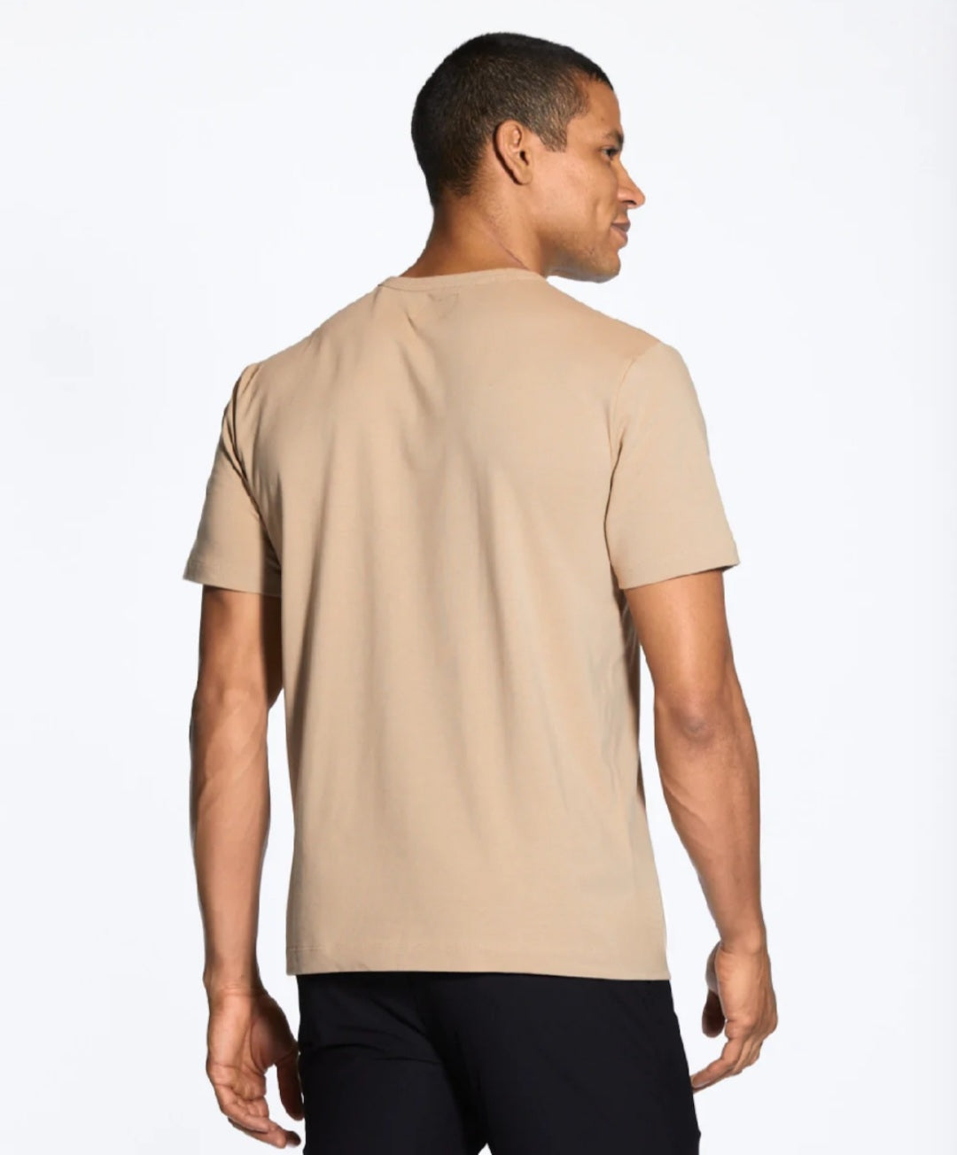 Basic Crew Neck Tee- light Coast Z007