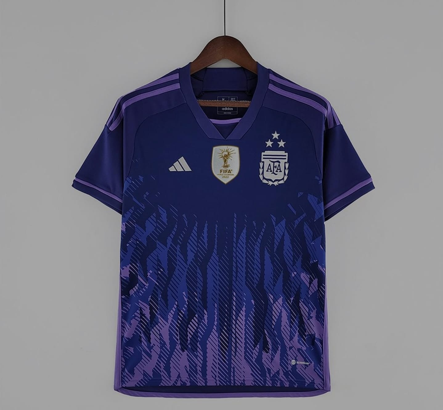 Argentina world cup winner Jersey with 3 star patches FAN Version