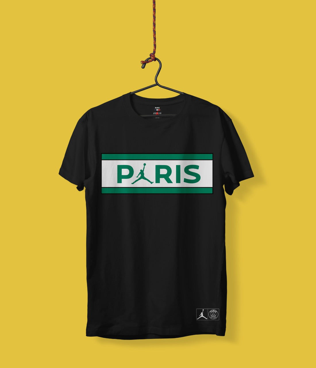 Paris Saint-Germain x Jordan Wordmark T-Shirt - Black